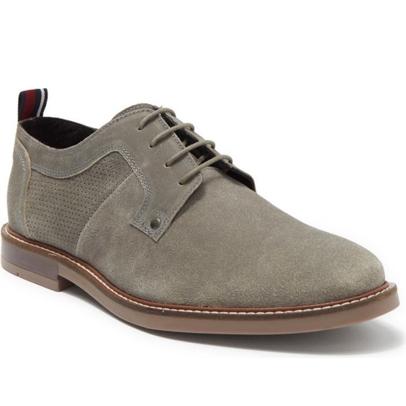 Ben Sherman Brent Oxford Suede Foam Cushioned | Grey, Size 9 - Picture 1 of 7
